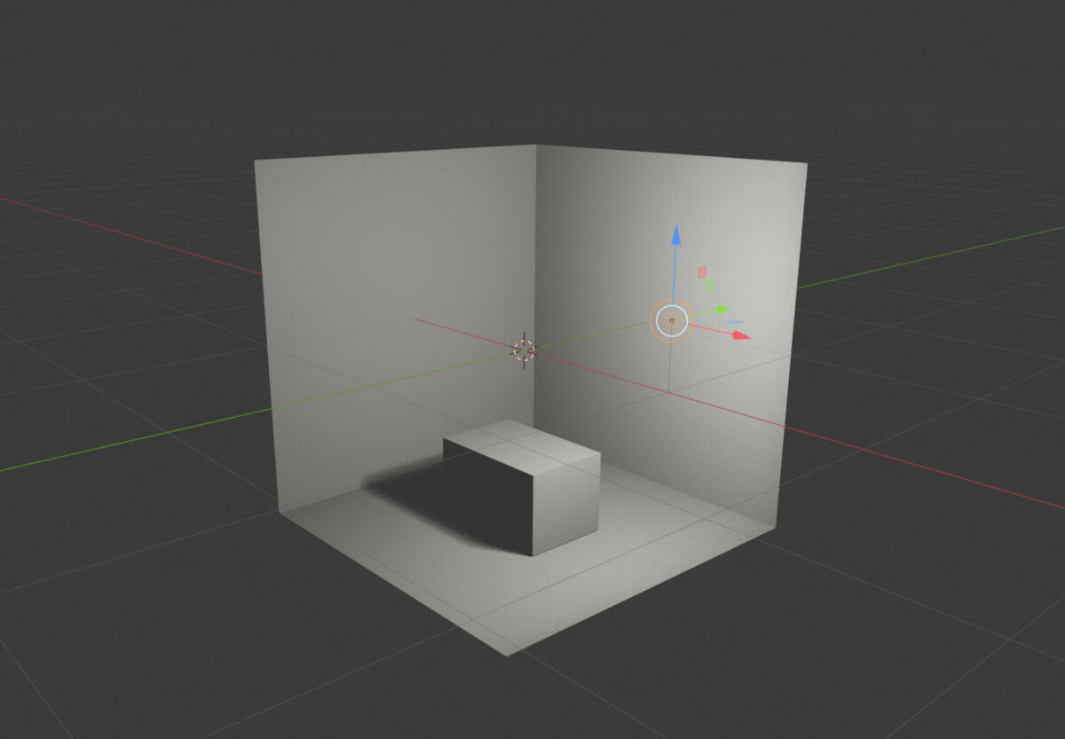 Créer des murs invisibles de face dans Blender